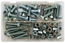 CONNECT Assorted M10 Setscrews & Nuts Box Qty 88
