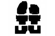 Carpet Mat Set FORD GALAXY 2006>  (6 PIECE + 2 CLIPS)