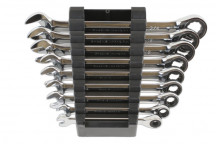 LASER Ratchet Ring Spanner Set AF 9pc