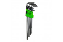 9 Pieces Extra Long Torx Key Set