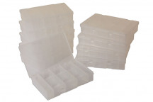 CONNECT Empty Assorted Boxes c/w 8 Dividers Pk 10