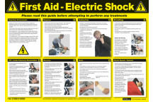 LASER Electric Shock First Aid Poster