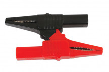 LASER Crocodile Clips 2pc