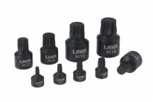 LASER Spline Socket Bit Set - Low Profile