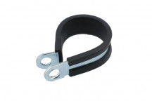 CONNECT Rubber Lined P Clips 25mm 10pc