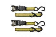 Ratchet tie down set 2x25mmx5m (Max. load 350kg)