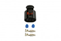 CONNECT VW Electrical Female Connector 2.8mm 2 Pin Kit 25 Pi
