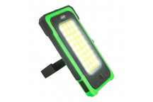 Portable Led Work Ligh With Rechargeable Solar Magnetic Base