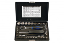LASER Alldrive Socket Set - 1/4D 40pc"