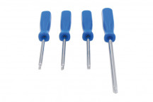 LASER Clutch Head Screwdriver Set 4pc