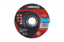 CONNECT Abracs Metal Grinding Discs 115mm x 6.0mm Pack 10