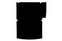 Rubber Mat Set VW Caddy SWB Single Sliding Door Full Rear 20
