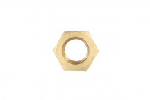 CONNECT Brass Nut M8 x 1.25 x 13mm Hex 10pc