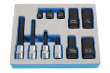LASER German Vehicle Brake Caliper Socket & Bit Set 11pc