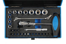 LASER Roto Lock Socket/Bit Set 1/4D"