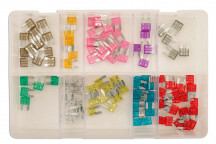 CONNECT Assorted Mini Blade Fuses Box (100)