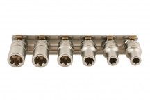 LASER TorxPlus® Socket Set - 1/4D  6pc"