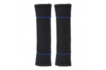 Seatbelt pads 'Classic' black/blue