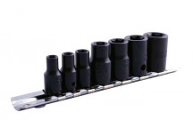 LASER Star Socket Set - 3/8D & 1/4"D 7pc"