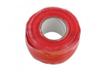 CONNECT Red Silicone Fuse Tape 25mm x 3m Pk 1