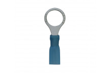 CONNECT Blue Heat shrink Ring Terminals 10.5mm (25)