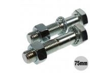 High Tensile (8.8) Nuts & Bolts M16 x 75mm DP (2)