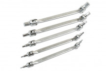 LASER Double Ended Flexible Hex Bit Set 5pc
