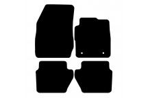 Carpet Mat Set FORD FIESTA MK7 09>11 OVAL FIXING (4 PIECE +