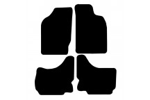 Rubber Mat Set MITSUBISHI L200 DBL CAB 1988-2006