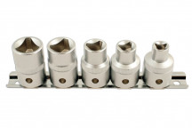 LASER Triangular Socket Set 1/2D 5pc"