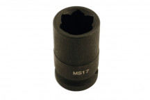 LASER Wheel Nut Socket Convex 17mm