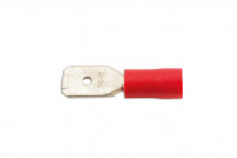 CONNECT 6.3mm Red Male Blade Terminals (10)