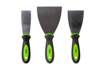 SET OF 3 STEEL SCRAPERS