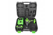 3/4 1300NM CORDLESS BRUSHLESS IMPACT WRENCH WITH CASE"