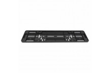 Black Number Plate Surround x 1 (no flip)