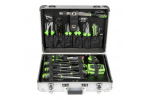 108 Pieces Aluminium Tool Case - Zinc Finish
