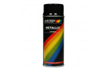 Motip Metallic Paint Black 400ml