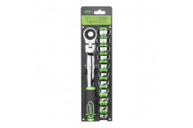 Ratchet Wrench With 12 Interchangeable Head