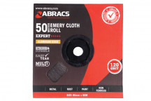 CONNECT Abracs Emery Roll 50mm x 50m x P120 Box 1