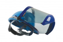 LASER Arc Flash Shield with Helmet and Chin Protection