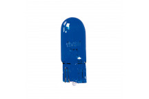 12V 5W Wedge Bulbs 501 Bulbs Blue Dyed Glass ULTRA-WHITE PAI