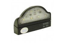 LAMP- 10-30V LED N/PLATE WITH CABLE &CLIP BASE DP