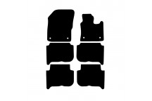 Carpet Mat Set Vw touran 2005-2007 oval clips (6pcs)