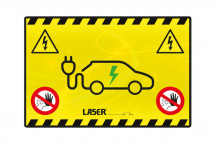 LASER Wing Cover Hybrid/EV Warning