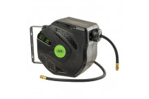 12+1M Air Hose Reel With Retractable - Green