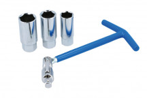 LASER T-Handle Spark Plug Socket Set 3/8D 4pc"