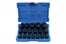 LASER Impact Socket Set  1/2D 18pc"