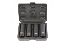 4 Piece Anti-Twisting Wheel Lug Impact Socket Set