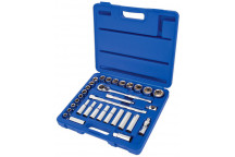 LASER BF Socket Set 1/2D 32pc"
