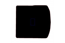 Rubber Boot Mat AUDI A4 2016 -> CURRENT  (NO CLIPS)